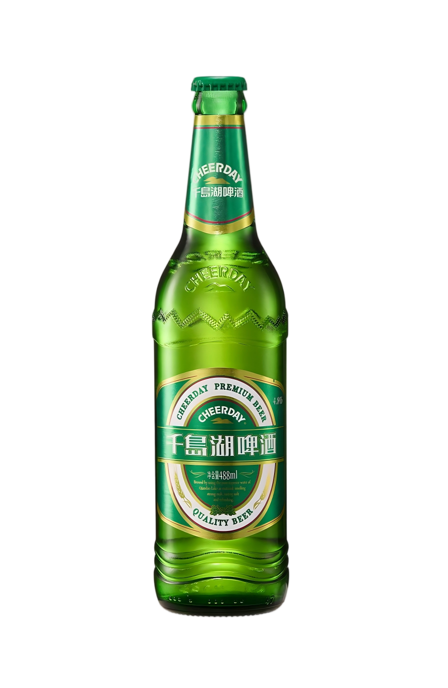 Cheerday 4,8% vol 488ml Garrafa Cerveja Lager Premium