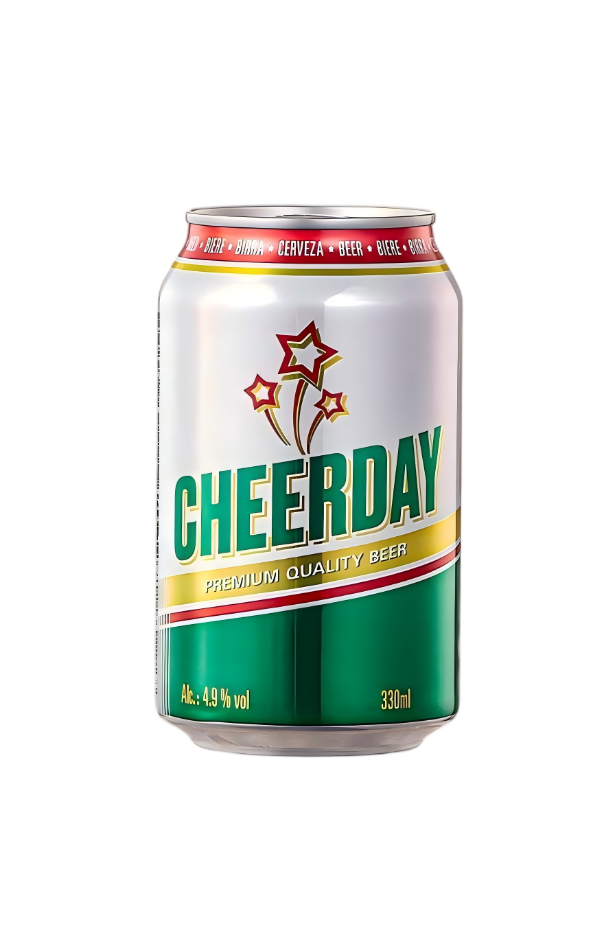 Cheerday 4.8%vol Classical  Lager Beer