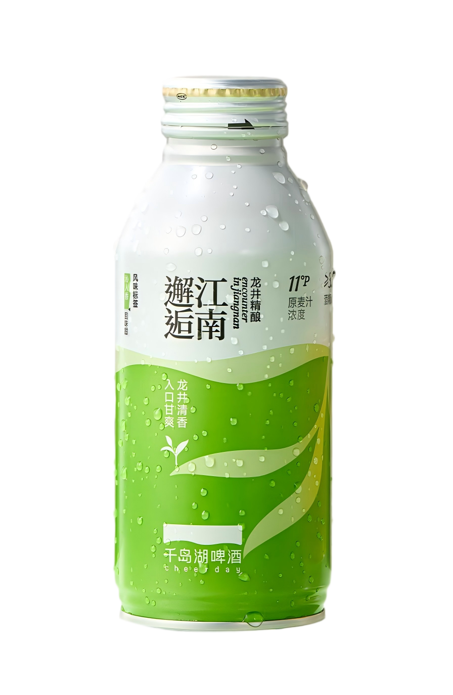 BIÈRE BLANCHE AU THÉ LONGJING CHEERDAY, 3,7 % vol.